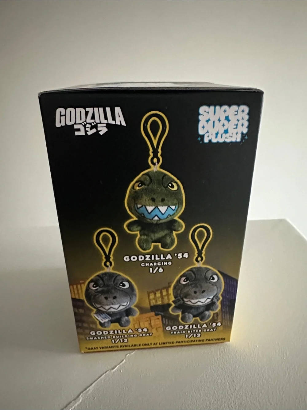 Godzilla Plush Keychain/Bag Charm Blind Box UNOPENED Super 7 Brand